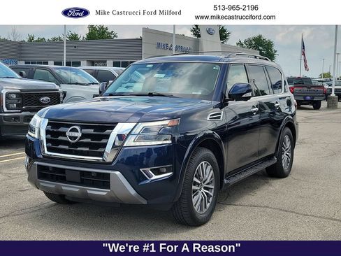 Used 2023 Nissan Armada SL w/ Captain's Chairs Package AWD/4WD image 1