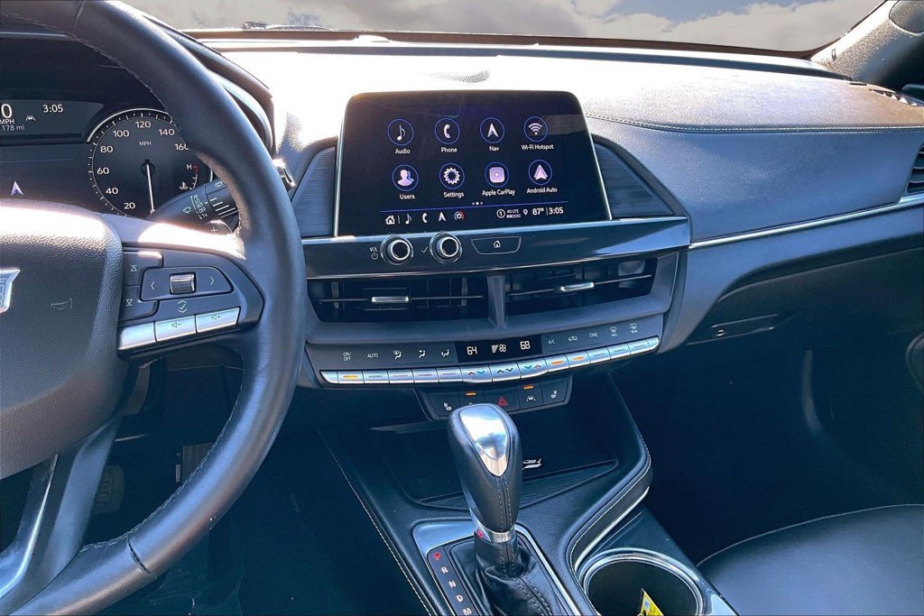 Certified 2024 Cadillac CT4 Luxury w/ Sun And Sound Package RWD image 9