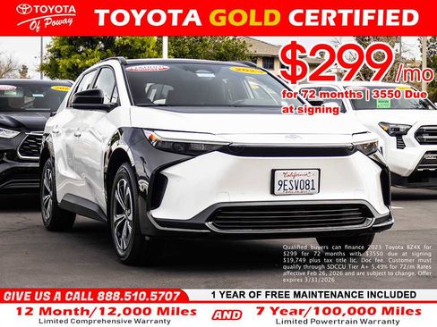 Used 2023 Toyota bZ4X XLE w/ Weather Package image 1