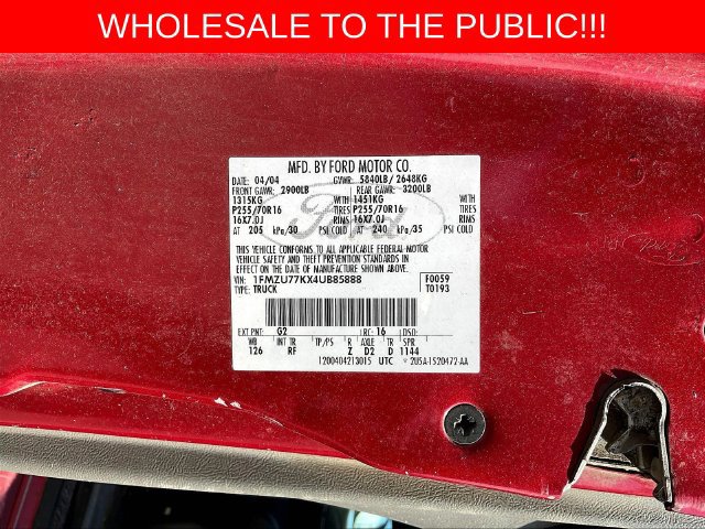 Used 2004 Ford Explorer Sport Trac XLT AWD/4WD image 9