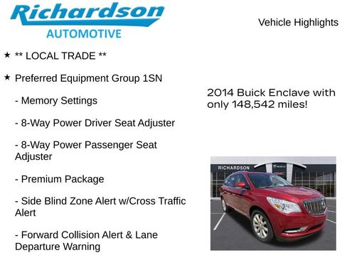 Used 2014 Buick Enclave Premium w/ Trailering Provision Package AWD/4WD image 12