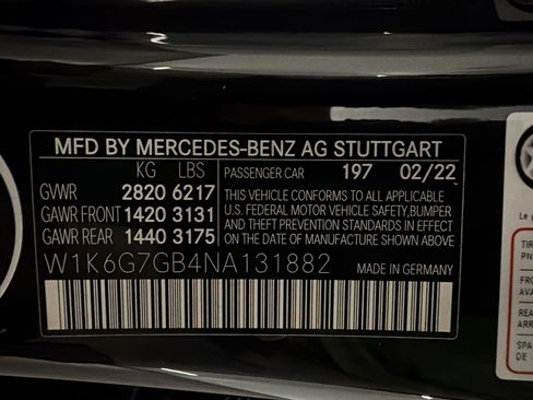 Certified 2022 Mercedes-Benz S 580 4MATIC Sedan image 16