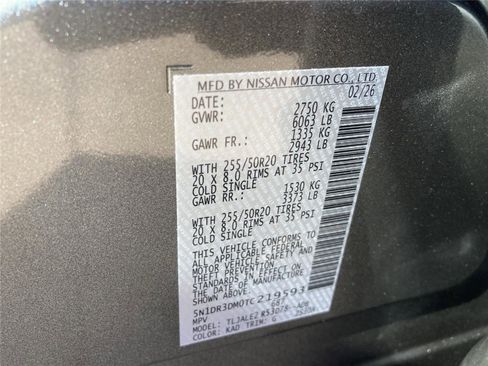 New 2026 Nissan Pathfinder Platinum w/ Cargo Package image 29