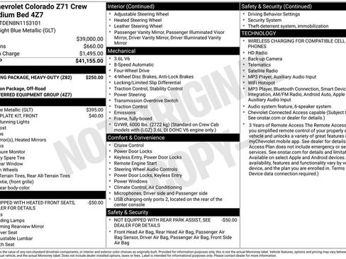 Used 2022 Chevrolet Colorado Z71 AWD/4WD image 34