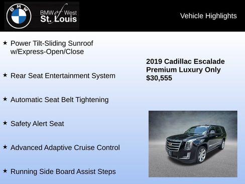 Used 2019 Cadillac Escalade Premium Luxury AWD/4WD image 16