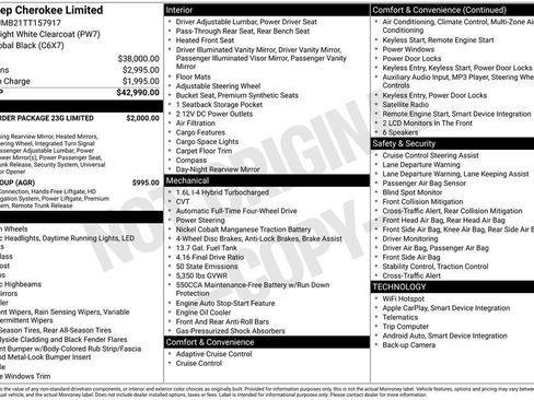 New 2026 Jeep Cherokee Limited image 42