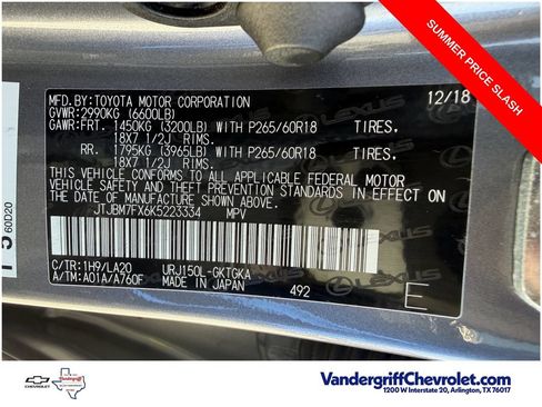 Used 2019 Lexus GX 460 Premium AWD/4WD image 29