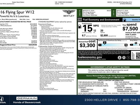 Used 2016 Bentley Flying Spur W12 image 36