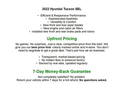 Used 2022 Hyundai Tucson SEL w/ Convenience Package