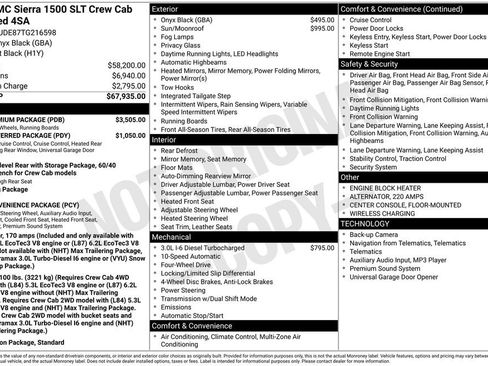 New 2026 GMC Sierra 1500 SLT w/ SLT Premium Package AWD/4WD image 44