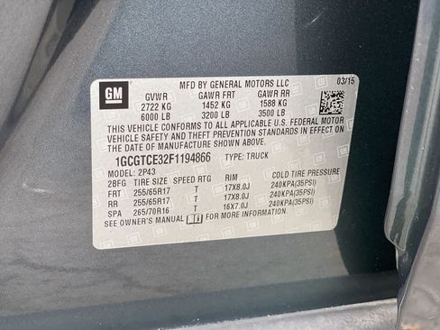 Used 2015 Chevrolet Colorado Z71 AWD/4WD image 29