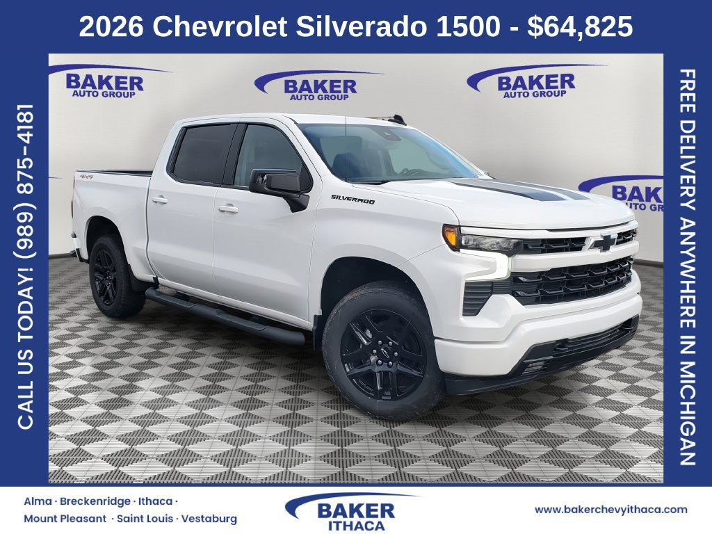New 2026 Chevrolet Silverado 1500 RST w/ Rally Edition AWD/4WD image 1