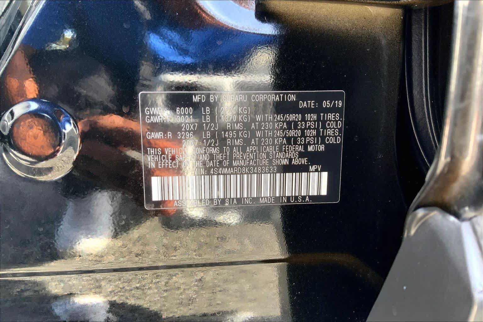 Used 2019 Subaru Ascent Touring w/ Popular Package #3 AWD/4WD image 36