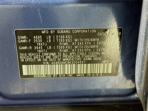 Used 2019 Subaru Outback 2.5i Limited image 43