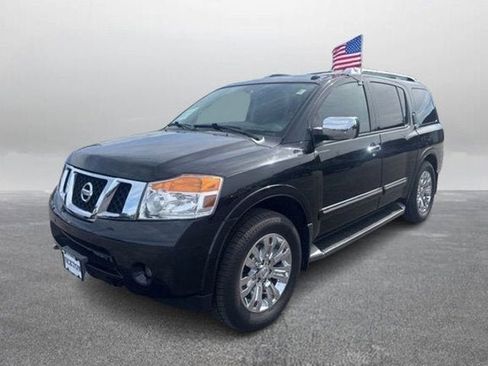 Used 2015 Nissan Armada Platinum w/ 2nd Row Captain Seat Package AWD/4WD image 1