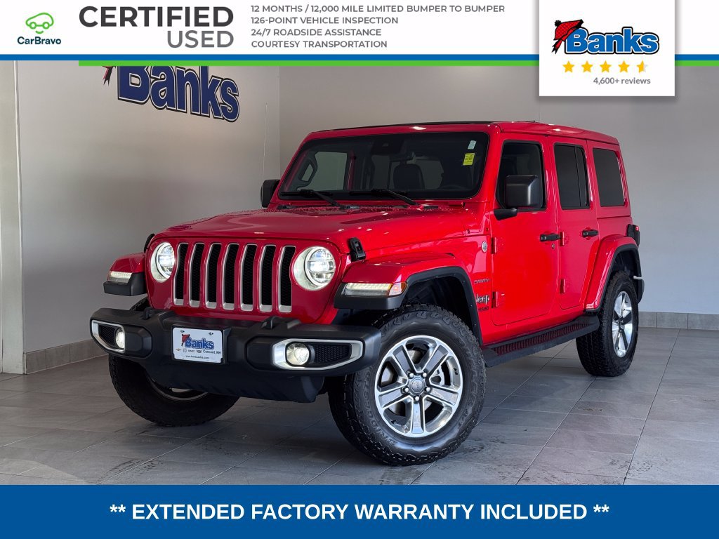Used 2020 Jeep Wrangler Unlimited Sahara AWD/4WD image 1