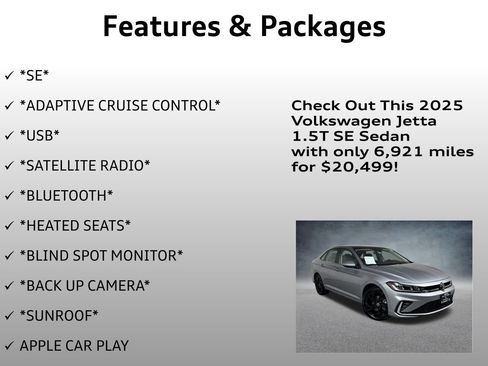 Used 2025 Volkswagen Jetta SE image 4