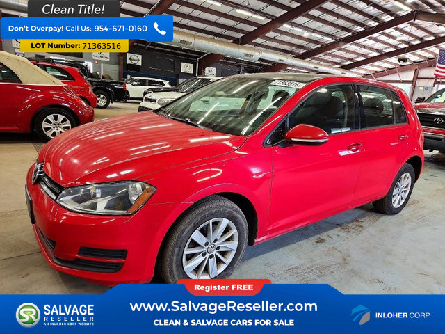 Used 2016 Volkswagen Golf 4-Door FWD image 1