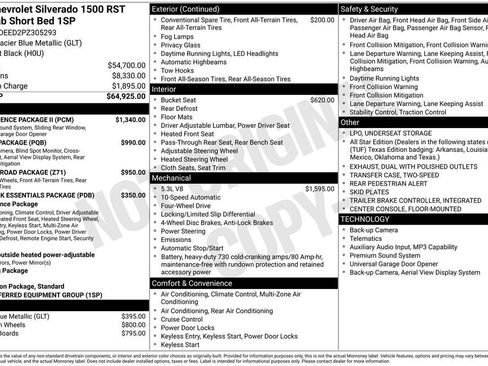 Certified 2023 Chevrolet Silverado 1500 RST w/ Convenience Package II AWD/4WD image 33