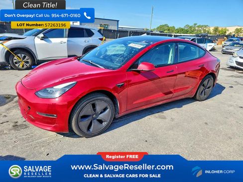Used 2021 Tesla Model 3 Long Range AWD/4WD image 1