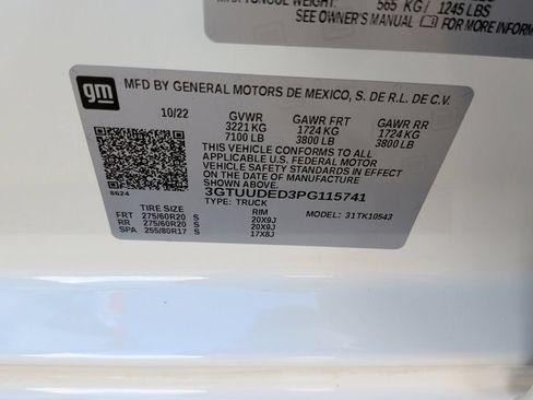 Used 2023 GMC Sierra 1500 SLT w/ SLT Premium Package AWD/4WD image 54