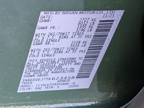 New 2026 Nissan Frontier Pro-X image 13