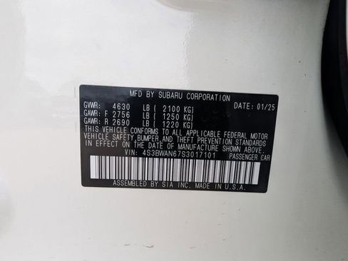 Certified 2025 Subaru Legacy Limited w/ Popular Package #2 image 33