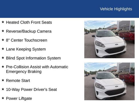 Certified 2021 Ford Escape SE w/ SE Sport Appearance Package image 2