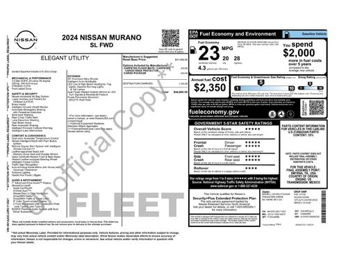 Used 2024 Nissan Murano SL w/ Cargo Package FWD image 6