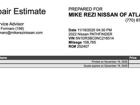 Used 2022 Nissan Pathfinder SV image 4