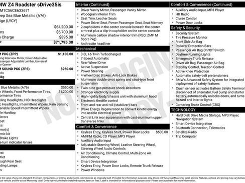 Used 2012 BMW Z4 sDrive35is image 11