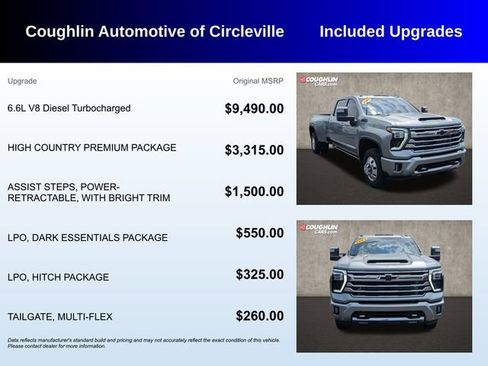 Used 2024 Chevrolet Silverado 3500 High Country w/ High Country Premium Package AWD/4WD image 3