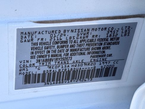 Used 2024 Nissan Sentra S FWD image 35