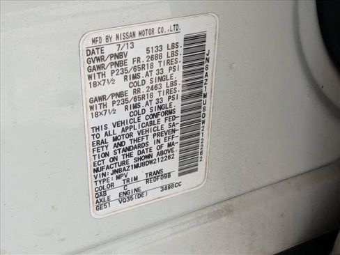 Used 2013 Nissan Murano SL FWD image 14