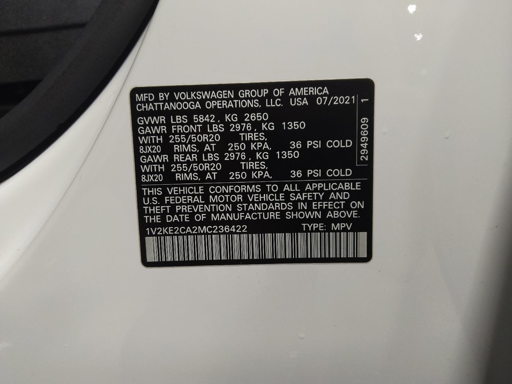 Used 2021 Volkswagen Atlas Cross Sport SE AWD/4WD image 33