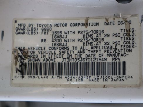 Used 2000 Toyota Land Cruiser image 55