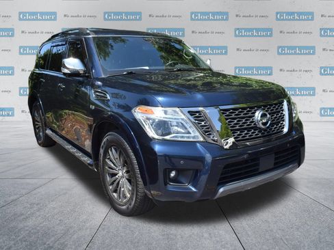 Used 2019 Nissan Armada Platinum w/ Captain's Chairs Package AWD/4WD image 2