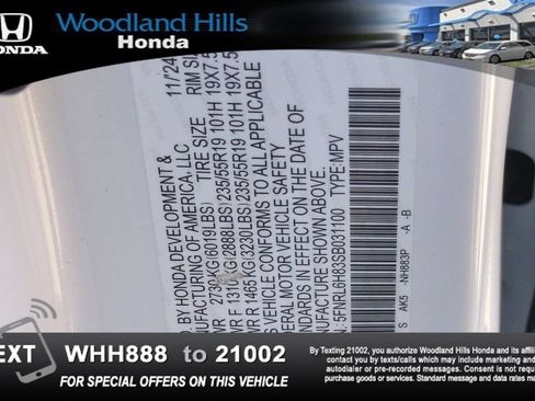 Used 2025 Honda Odyssey Touring image 29