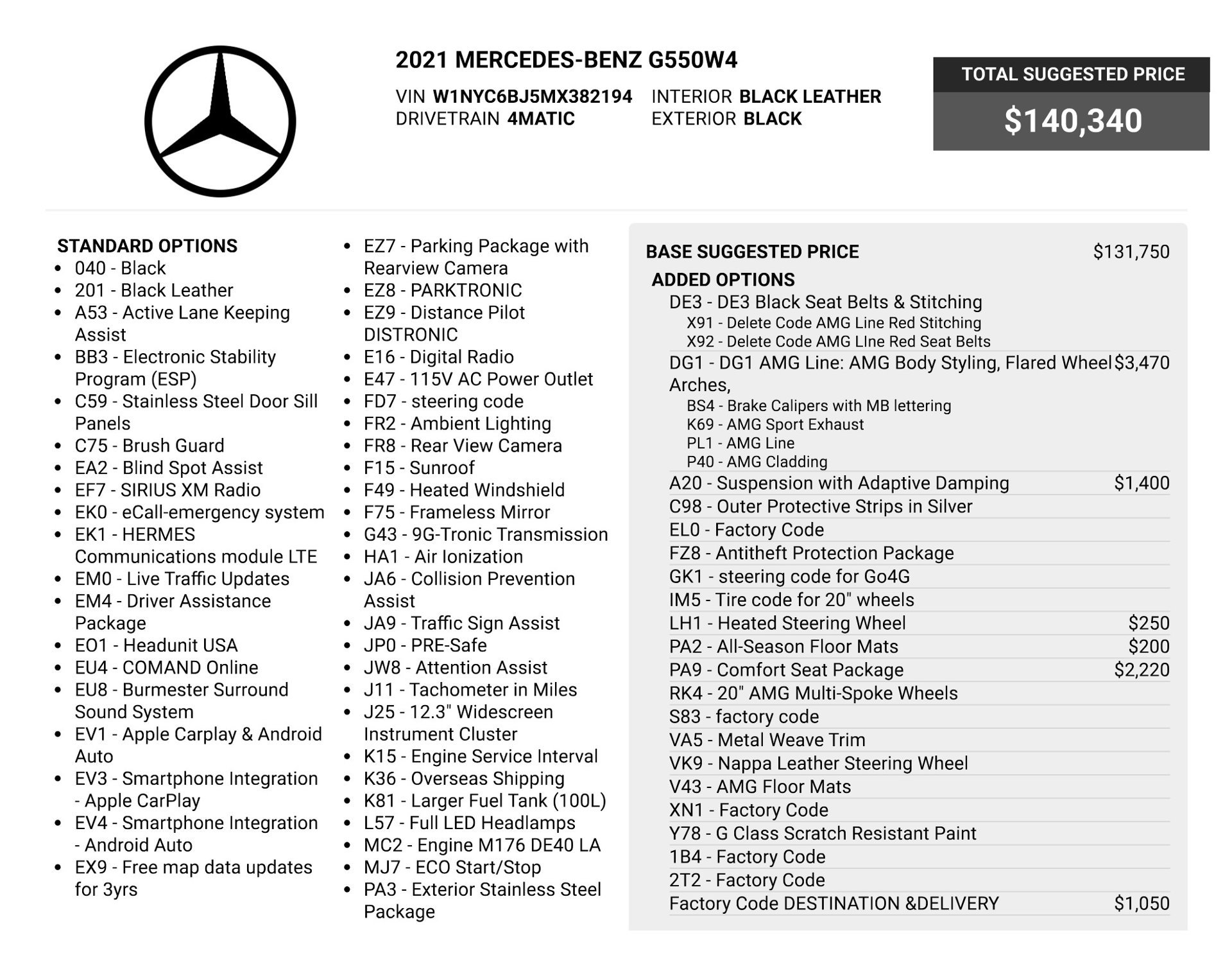 Used 2021 Mercedes-Benz G 550 image 86