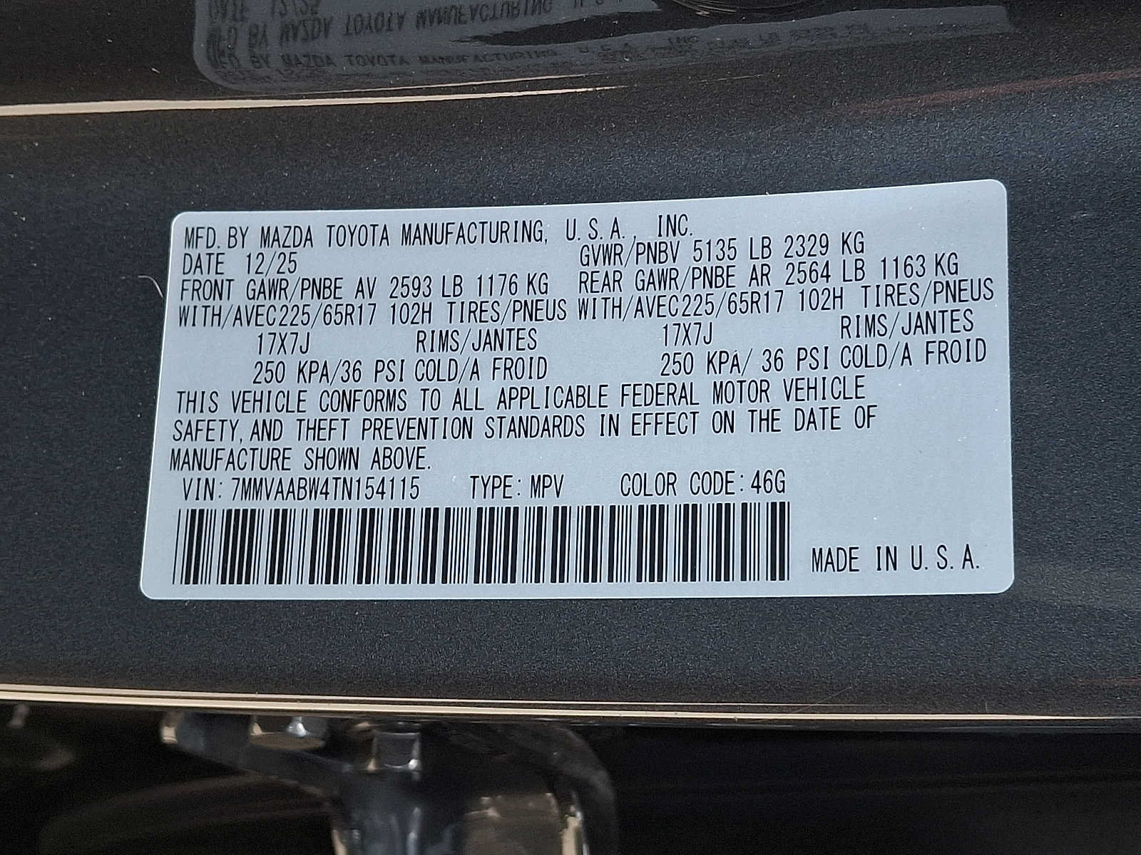 Certified 2026 MAZDA CX-50 2.5 Hybrid w/ Weather Package AWD/4WD image 25