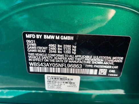 Used 2022 BMW M3 Competition w/ Executive Package image 8