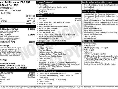Used 2025 Chevrolet Silverado 1500 RST w/ Convenience Package II AWD/4WD image 23