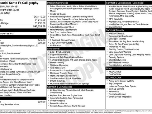 Used 2022 Hyundai Santa Fe Calligraphy image 4