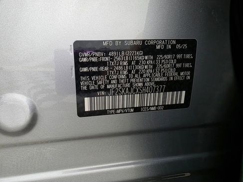 Certified 2025 Subaru Forester Wilderness w/ Wilderness Package image 40