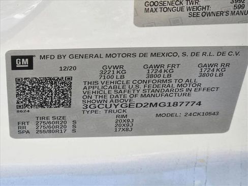 Used 2021 Chevrolet Silverado 1500 LTZ w/ LTZ Premium Package image 21