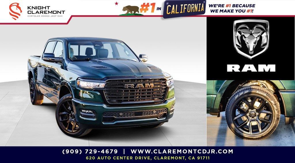 New 2026 RAM 1500 Laramie w/ Night Edition AWD/4WD 360° Tour