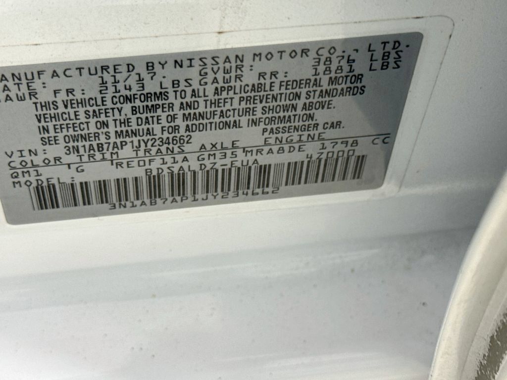 Used 2018 Nissan Sentra SV FWD image 35