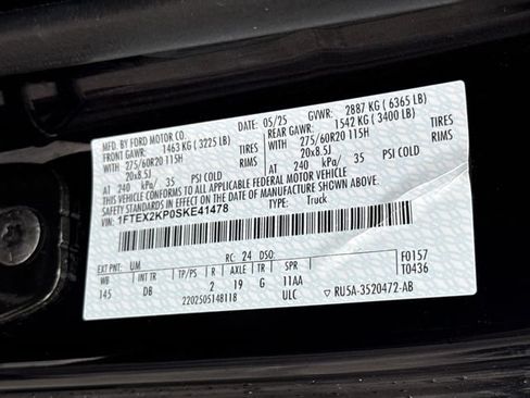 Used 2025 Ford F150 STX w/ Equipment Group 200A RWD image 41