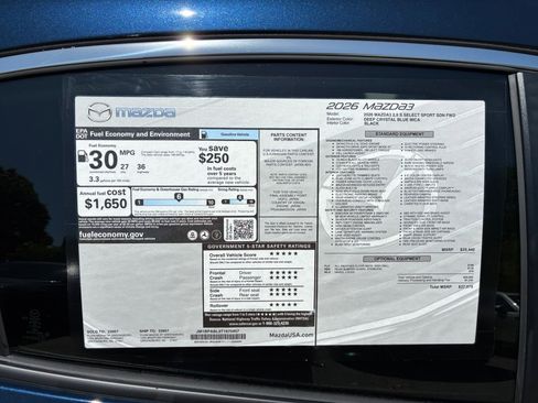 New 2026 MAZDA MAZDA3 s Sport FWD image 32