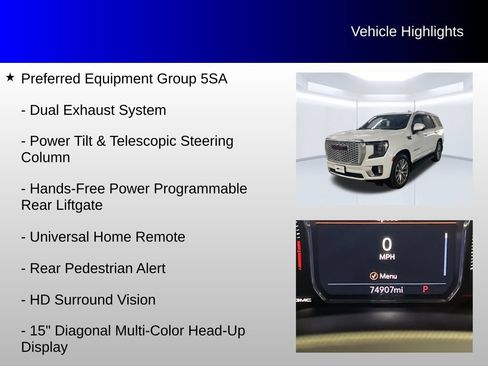 Used 2021 GMC Yukon Denali w/ LPO, Illumination Package AWD/4WD image 20